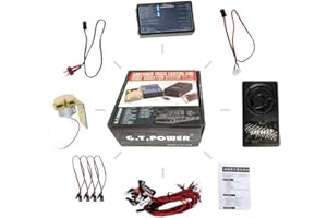 STASRC GT Power Container Truck Sistema de iluminación y vibración de voz para camiones RC Coches 1/14 Tamiya Truck Scania R470 R620 Volvo FH16