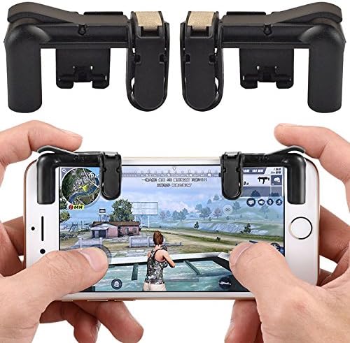 yushidianPU For Android Smartphones, Cell Phones, Tablets and Devices Phone Gamepad Trigger Fire Button Aim Key L1R1 Shooter Controller PUBG V3.0 FUT1