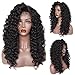Produktbild Damen Langes Lockiges Haar Lace Front Chemische Faser Synthetische Perücke Natürlich Cosplay Hochzeit die Halloween Frisur