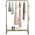 BePrincess Modern Garment Rack, Clothes Rack Retail Display Clothes Hanger Stand, Freestanding Garment Rack, Easy Assemble Clothing Rack, 152cm Length, Steel Pipe