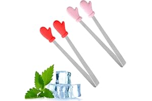 EBHO 2 Pièces Mini Pince à Sucre en Silicone, Pince a Glacon, pour Sucre, glaçons, Bonbons, café, Seau à Glace, Bar