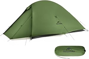 WINDHIKE Naturehike Cloud Up Pro Tente ultralégère mise à niveau 2024 1,75 kg (tous les accessoires inclus), tente double pour 2 personnes, pour vélo, camping, randonnée, autoportante, construction,