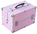 Produktbild KScase Alukoffer Kosmetikkoffer Werkzeugkoffer Multikoffer 355x220x240mm (Rosa)