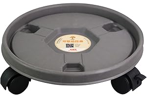 MONOZOZ Carro para Plantas con Ruedas Plataforma con Ruedas, Platos Pesados para Macetas con Base De Rodillos, Platillos para Macetas Grandes Y Pesados Carro para Plantas con Ruedas Transportador