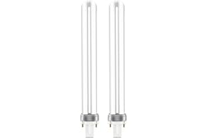 DDLISU Lámpara Fluorescente Compacta G23 de 2 Pines y 11W, Luz Blanco Neutral de 4000K, Lámparas de Bajo Consumo CFL G23, Tubo en Forma de U, Aplicable a Sala de Estar, Dormitorio, No Regulable, 2 Piezas