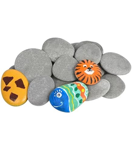120 Galets à Peindre BELLE VOUS - 1.3-7cm Roches Lisses Pour Artisanat Déco