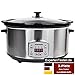 Produktbild Syntrox Germany Digitaler Edelstahl Slow Cooker 6,5 Liter mit Warmhaltefunktion