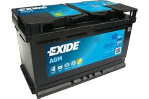 EXIDE 82Ah 800A AGM EK820 AGM L4 Starterbatterie