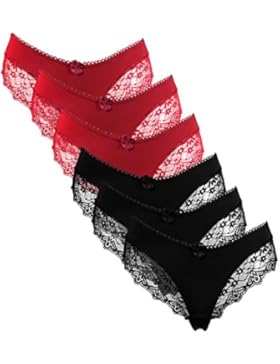 6 DAMEN PANTY SLIPS PANTYS HIPSTER SET TOP SLIP