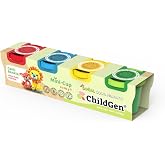 ChildGen Doğal Oyun Hamuru - Mini-Cup Tilki ve Aslan 4x65gr (Ana Renkler)