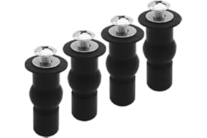 AYEUPZ Accesorio Para Asiento De Inodoro,4 Pernos De ExtensióN De Goma Para FijacióN De Tapa De Inodoro,Tornillo De Inodoro De Acero Inoxidable,FijacióN Para Tapa De Inodoro