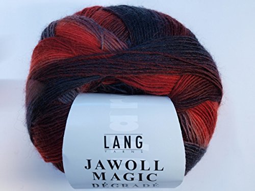 100 g Sockenwolle Jawoll Magic Degradé 4-fädig, Fb. 28 - neue Farbe
