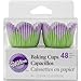 Produktbild Wilton 3 cm (1,25) Durchmesser Blütenblatt geformte Mini-Backen Fall, 48 Pack – lavendel/mehrfarbig