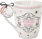 Sheepworld 59258 Lieblingstasse "Heldin des Alltags", Porzellan, mit Geschenkanhänger