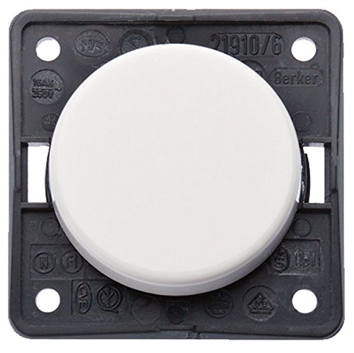 Preisvergleich Produktbild Berker Integro Flow Taster weiß glänzend, SB-verpackt