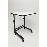Y&uuml;kseklik Ayarlı MDF Laptop Ders &Ccedil;alışma Masası (Beyaz)