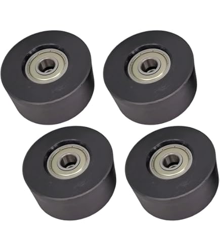 Rudermaschinen Sitzrad Ersatz - 4 Stück 43mm Räder Mit Kugellager