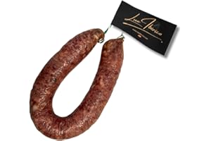 LUX IBÉRICO - Salchichón Ibérico de Herradura (350g) – Embutido Tradicional, Origen Extremadura, Envasado al Vacío