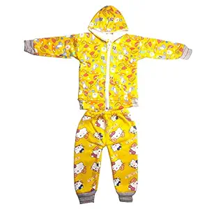 Fuzora Trendz Baby Boys & Baby Girls Casual Jacket Pyjama (2-3 Years)