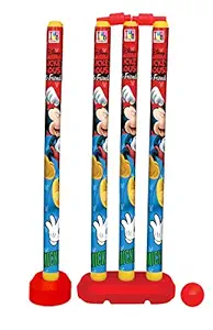 Sculpture Plastic Cricket Kit Set for Kids, Best Kids Gifts for Boys & Girls, Perfect Cricket Combo Set for 2 3 4 5 6 7 8 Years Aged Kids, Multi Color (Pack of 1)