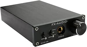 FX Audio DAC-X6 HiFi Optical/Coaxial/USB Digital Audio Amplifier DAC Decoder Black