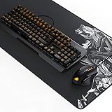 Die Titanwolf ALUMAR Tastatur ist ein Statement: exzellent verarbeitet, mit einer Trägerplatte aus Aluminium und ausgestattet mit hochpräzisen, mechanischen Tasten von Kailh Blue. Die vielen Lichtmodi sehen nicht nur klasse aus: Dank der frei konfigurierbaren Beleuchtung kannst Du wichtige Tasten optisch hervorheben und erfasst sie beim Spielen mit einem Blick. Ihre Qualität hebt die ALUMAR aus der Menge heraus, und die Features machen sie zur perfekten Steuerzentrale Deiner Gaming-Wettkämpfe.