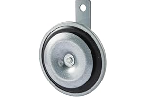 HELLA Signal Horn - HEAVY DUTY HORN M26 - 12V - 105dB(A) - Frequency Range: 400Hz - High Tone - Electric - Housing Colour: grey/black - Flat Plug-in Connector - Quantity: 1 - 3AL 002 952-811