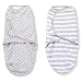 SwaddleMe Original Swaddle (Small, Grey Dot and Stripe, Pack of 2)