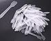 100 PCS Disposable Plastic 3.2" Spatulas Makeup Cosmetic Mask Frosted Tip Spatula Skin Care Facial Cream Spatula for Mixing and Sampling