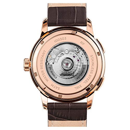 Ingersoll Mens Analogue Classic Automatic Watch with Leather Strap I00303