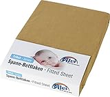 Alvi 93509 Spannlaken Trikot, cappuccino