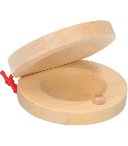 Nacchere In Legno Per Bambini – Strumento Musicale A Percussione, Giocattolo Educativo Per Ritmo E Coordinazione, Adatto A Scuola E Spettacoli