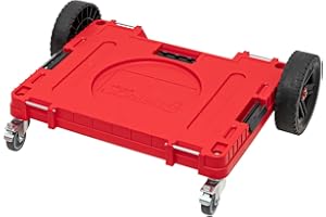 QBRICK SYSTEM Chariot De Transport Capacité De Charge De 120 kg One Transport Platform All Terrain Red Ultra HD Rouge 750 x 542 x 223 mm
