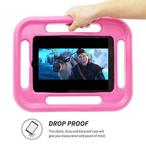 Snugg Kinder iPad Mini 1 und Mini 2 Hülle in Pink mit lebenslanger Garantie – stoß- und fallfestes Case aus EVA für Apple iPad Mini 1 und Mini 2 - 4