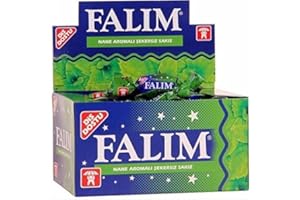 TRINOVI.COM Trinovi Falim - Gomma da masticare senza zucchero, gusto menta, confezione da 100 pezzi, gusto rinfrescante, freschezza a lunga durata, Sugarless Plain Chewing Gum con menta Flavor in scatola