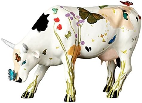 Cow statue "Cow Parade". Model "Ramona". Length 28 cm, height 18 cm