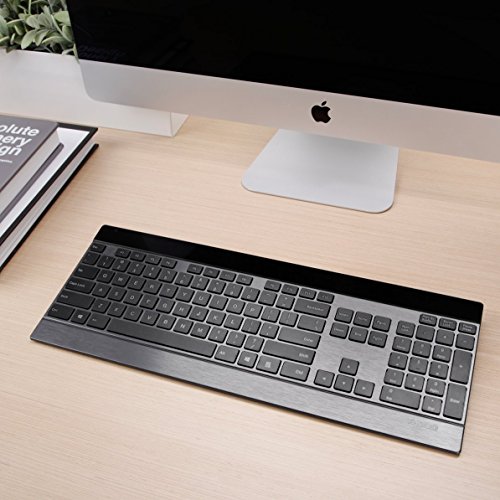 Rapoo E9270P Wireless Ultra-Slim Touch Tastatur (5 GHz, Multimedia-Schnelltasten, deutsches Layout) schwarz - 6