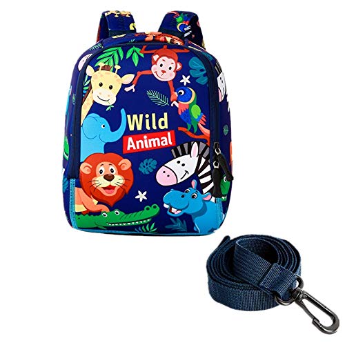 Preisvergleich Produktbild Hand&Star Baby Anti Lost Rucksäcke, Kindertierkarikatur Rucksäcke mit Sicherheitsleinenband und wasserdichtem Neopren-Material, für Kinder Vorschule Kindergarten Walking Travel