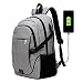 Produktbild Laptop Rucksack 12-16 Zoll mit USB-Ladeanschluss und Anti-Diebstahl Lock für Herren Arbeit, Wasserdicht, Kapazität 36-55L LANSKIRT (Grau)