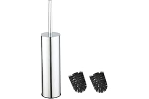 bgl 304 - Supporto rotondo per scopino da bagno in acciaio INOX