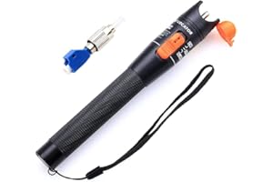 FIBAsource 10KM Visual Fault Locator Fiber Tester Detector Meters with FC Male to LC Female Adapter