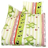 Casa Colori 2 Piezas. Niños Franela Ropa de Cama 100 x 135/40 x 60 cm de Algodón 100%...