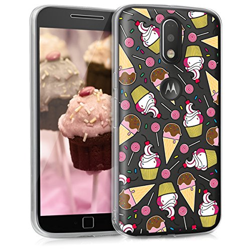 kwmobile Funda para Motorola Moto G4 Moto G4 Plus - Carcasa Protectora de TPU con dise o de Dulces en Rosa Fucsia Amarillo Transparente reviews kwmobile Funda para Motorola Moto G4 Moto G4 Plus - Carcasa Protectora de TPU con dise o de Dulces en Rosa Fucsia Amarillo Transparente