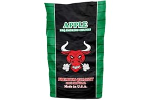TORO - Chunks Apple per Affumicatori e Barbecue, Legno di Melo, Ideale per Carne di Maiale, Pollo, Pesce e Verdure, Cotture Lunghe, Affumicatura Delicata e Dolce, 7,07 Litri