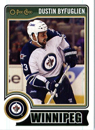 2014 -15 Upper Deck O Pee Chee Hockey Card # 399 Dustin Byfuglien - Winnipeg Jets