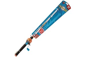 Shakespeare Cosmic zestaw wędki i kołowrotka dla dzieci – zestaw dla dzieci gotowy do łowienia ryb z żyłką