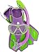 Produktbild Cressi Mini Bonete Set, lilac/green, S/M