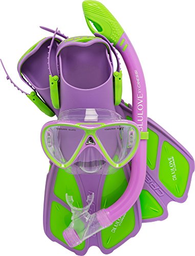 Preisvergleich Produktbild Cressi Mini Bonete Set, lilac / green, S / M