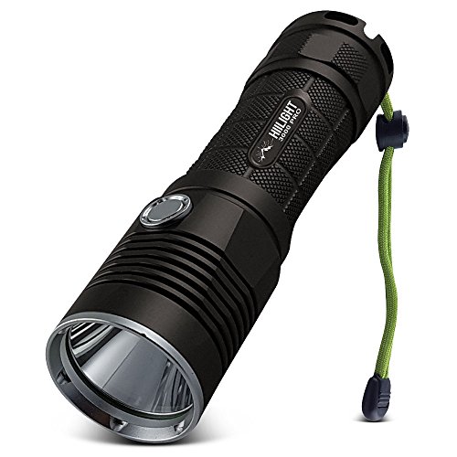 HIILIGHT LED Taschenlampe 3000 Pro – Taktische Outdoor XM-L2 Flashlight Mit Akku Set - 8