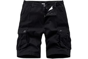 iCKER Herren Cargo Shorts Camouflage Freizeit männer Kurze Hose Lose Fit Baumwolle Bermuda Camo Shorts Sommer